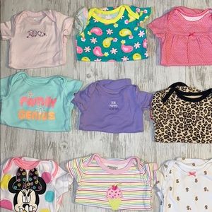 Bulk of 0-3 month onsies.